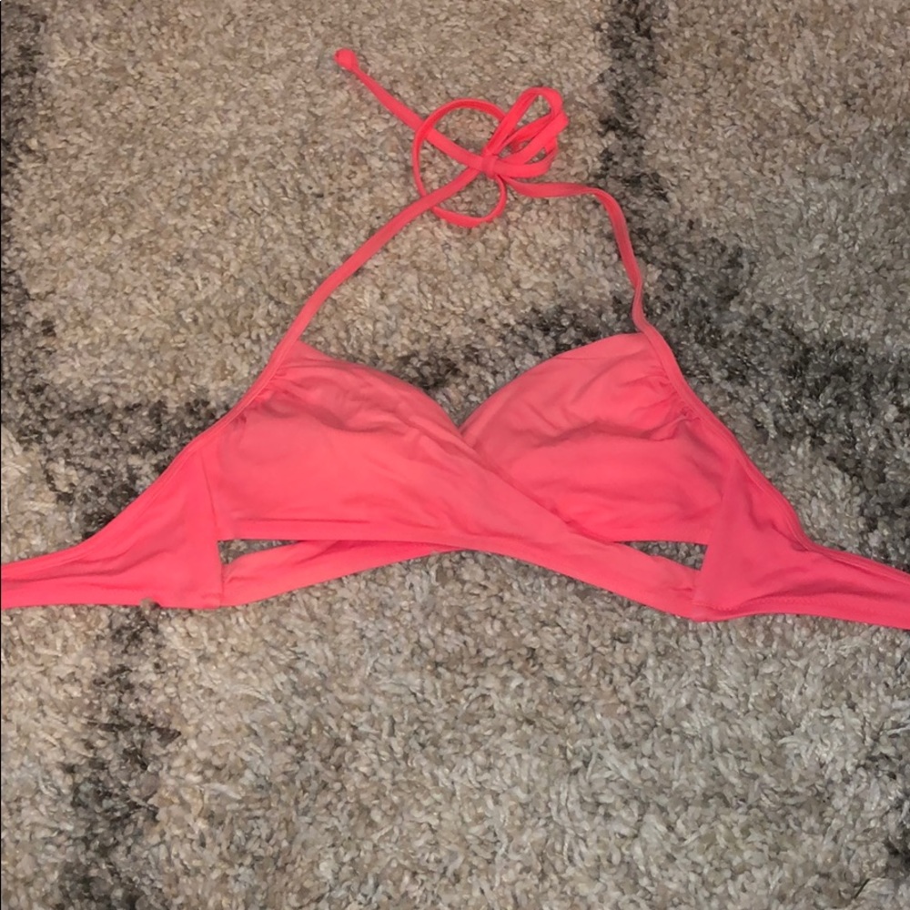 Victoria’s Secret padded pink cross top